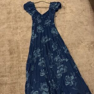 FP Movement by Free People Navy Floral Maxi Dress
